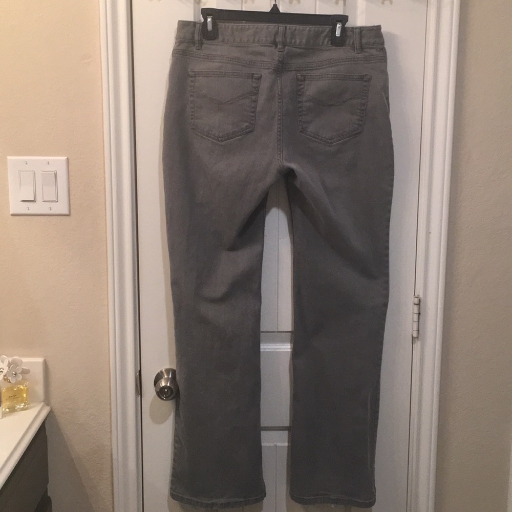 J.jill boot cut jeans grey wash - Picture 2 of 8